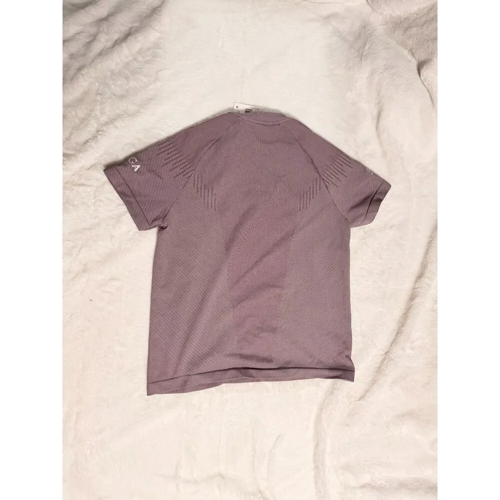 NWT Adidas Ultimate365 Golf Polo Women Size M Shadow Fig AJGA Stretch Moisture - Picture 7 of 7